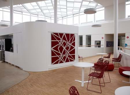 Twister akustikmoduler i filt hos Tryg (3)